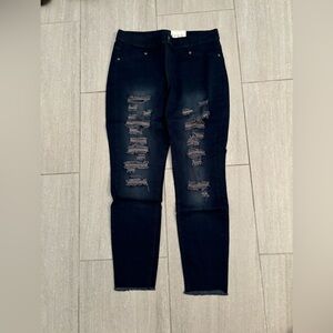 Hue denim jeggings size large NWT